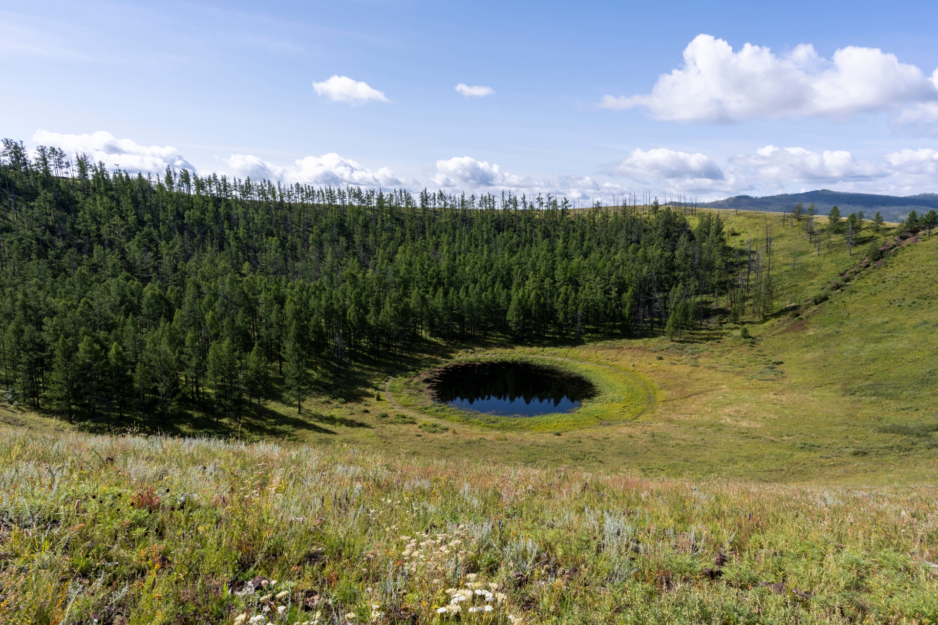 Uran Togop et volcan Tulga